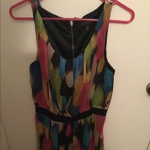 Multicolored Midi Dress